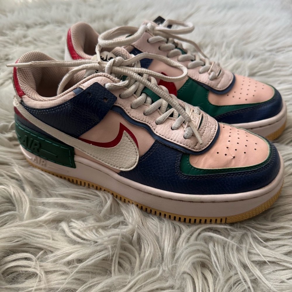 NIKE Women’s Air Force 1 Shadow Mystic Navy Size 7 - Picture 4 of 12